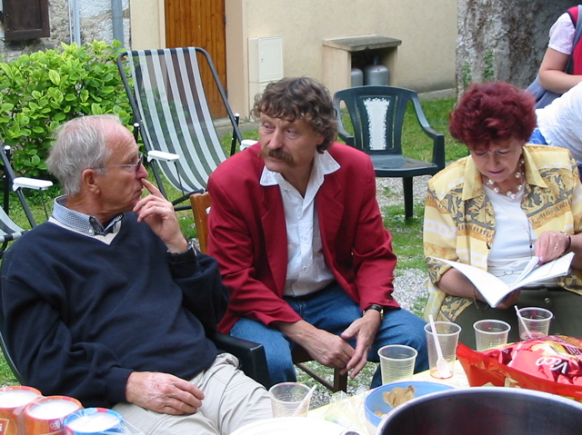 Georges, Philippe et Maryvone.