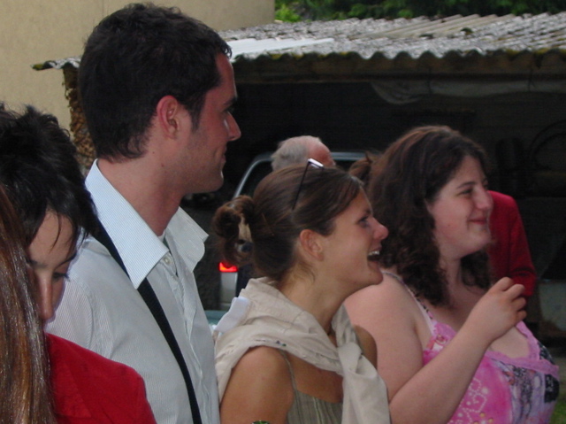 Nicolas, Céline et Nelly.
